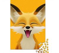 Happy Fox Illustration-1 Puzzle Impossibili 1000 Pezzi Decorazione Per La Casa. Rilassamento E Intelligence Per Adulti E Bambini Da 12 Anni 70x50cm/1000pcs
