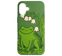 Happy Frog Nature Story Lily of the Valley Spring Custodia per iPhone 16 Plus