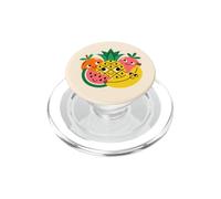 Happy Fruit Friends Cute Colorful Design PopSockets PopGrip per MagSafe