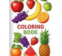 Happy Fruits Coloring Book