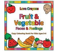 Happy Fruits & Veggie Friends: Copy Coloring Fun for Little Artists