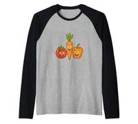 Happy Garden Harvest Trio Maglia con Maniche Raglan