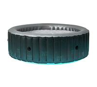 Happy Garden MSPA - Spa gonfiabile rotonda Starry LED, 6 posti
