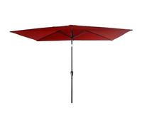 Happy Garden Ombrellone HAPUNA Rettangolare Diritto 2x3m Rosso con manovella. Ombrellone Diritto inclinabile.