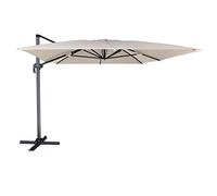 Happy Garden Ombrellone offset MOLOKAI rettangolare 3x4m beige + copertura