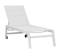 Happy Garden Prendisole Barbados in textilene e Alluminio, Colore: Bianco