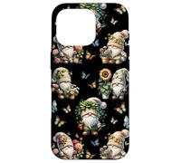 Happy Gardening Gnomes With Cute Butterflies For Summer Custodia per iPhone 16 Pro