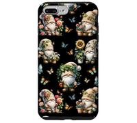 Happy Gardening Gnomes With Cute Butterflies For Summer Custodia per iPhone 7 Plus/8 Plus