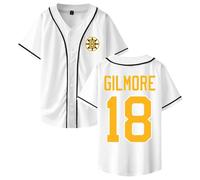 Happy Gilmore 2 3D Baseball Jersey Camicie Nere Primavera Estate Uomo/Donna Tshirt Shirt, 1, 6XL
