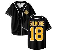 Happy Gilmore 2 3D Baseball Jersey Camicie Nere Primavera Estate Uomo/Donna Tshirt Shirt, 7, 6XL