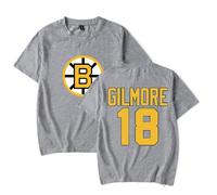 Happy Gilmore 2 Harajuku - Maglietta casual a maniche corte da uomo e da donna, Grigio, 4XL