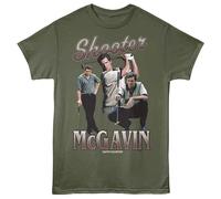 Happy Gilmore - Collage Di Shooter - T-Shirt Unisex - Verde Militare