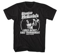 Happy Gilmore - Oro Giacca Tourney - American Classici - Solido Nero Adulto