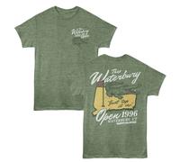 Happy Gilmore The Waterbury Aperto 2-Sided Adulto T-Shirt Verde Militare Erica