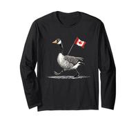 Happy Goose Costume con Bandiera Canada Maglia a Manica