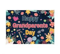 Happy Grandparents Day Banner, Love Grandpa Grandma Grandparents Photography Backdrop, Nonni Decorazioni Festa Nonni Segno Best Grandparents Ever Decorazioni Banner Forniture