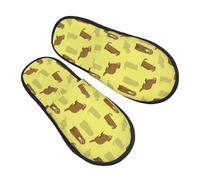 Happy Groundhog Day Pantofole Morbide Pantofole Da Casa Calde Ciabatte Per Esterno Sauna Spa M