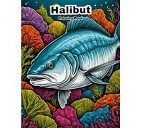 Happy Halibut Fishing Coloring Pages: Playful Deep Sea Fish for Creative Fun!