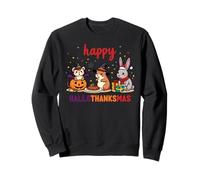 Happy Hallothanksmas Furetto Criceto Coniglietto Felpa