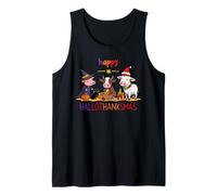 Happy Hallothanksmas Mucca & Cute Farm Animal Holiday Canotta