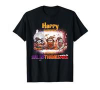 Happy HalloThanksMas Sloth Spooky Thankful Merry X-mas Maglietta
