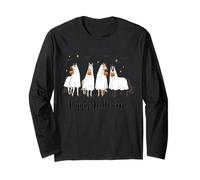 Happy Halloween 2025 Costume Spooky Cavallo Fantasma Amanti Carino Maglia a Manica