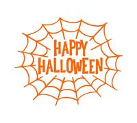 Happy Halloween Adesivo Negozio Finestra Ragnatela Caffè Casa Display Grafico