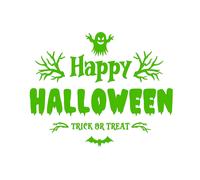 Happy Halloween Adesivo per Finestra Parete Arte Caffè Negozio Casa Display