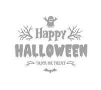 Happy Halloween Adesivo per Finestra Parete Arte Caffè Negozio Casa Display