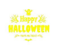 Happy Halloween Adesivo per Finestra Parete Arte Caffè Negozio Casa Display