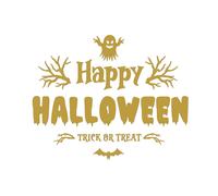 Happy Halloween Adesivo per Finestra Parete Arte Caffè Negozio Casa Display