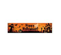 Happy Halloween Banner, Halloween Party Banner, per festa di Halloween, Ideale per Casa, Giardino, Interni ed Esterni, 180 x 40cm