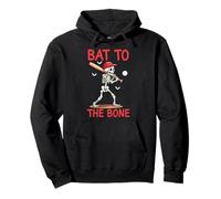 Happy Halloween Baseball Spooky Catcher Trucco O Scherzetto Felpa con Cappuccio