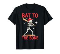 Happy Halloween Baseball Spooky Catcher Trucco O Scherzetto Maglietta