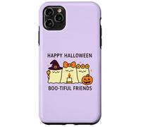 Happy Halloween Boo-Tiful Friends Kawaii Ghosts Zucca Custodia per iPhone 11 Pro Max