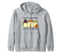 Happy Halloween Boo-Tiful Friends Kawaii Ghosts Zucca Felpa con Cappuccio