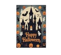 Happy Halloween Castello Nero vacanze bandiere chritmas banner per la decorazione del giardino 28x40 double sided