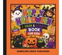 Happy Halloween Color & Activity Book For Kids
