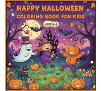 Happy Halloween Coloring Book for Kids Ages 4-8