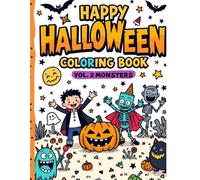 Happy Halloween Coloring Book: Vol. 2 MONSTERS
