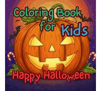 Happy Halloween Coloring Fun: Color Cute Witches, Bats, Cats & More - Ages 6-12