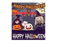 Happy Halloween colouring book