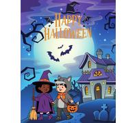 Happy Halloween: Colouring book for kids