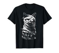 Happy Halloween Costume Amante Gatto Mummia Pet Fun Maglietta
