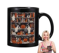Happy Halloween Cup-Ceramic Cup 400ml | di caffè di Halloween per bevande calde | divertente per l'autunno e la vita quotidiana | Idea regalo per e familiari | Tazze di bevande