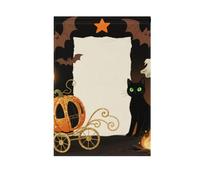 Happy Halloween Dreamy Pumpkin Cat bandiera giardino set stagionale natale cortile banner per la decorazione del cortile 28x40 doppio lato