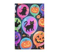 Happy Halloween Palloncino Colorato Decorazioni Halloween Strofinaccio Cucina French Terry Cloth Cucina Asciugamani Lavello Lavello Accessori para mesas 71,1 x 45,7 cm Set di 6