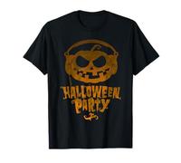 Happy Halloween Party DJ Zucca con Cuffie Maglietta