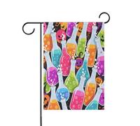 Happy Halloween Pozione Magica grandi bandiere all'aperto banner all'aperto per la decorazione del cortile 12x18 doppia faccia