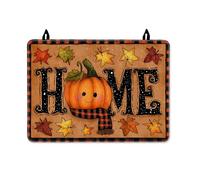 Happy Halloween Pumpkin - Copertura superiore per stufa elettrica, protezione per stufa autunnale, in gomma, lavabile, per bancone della cucina, 71 x 50 cm